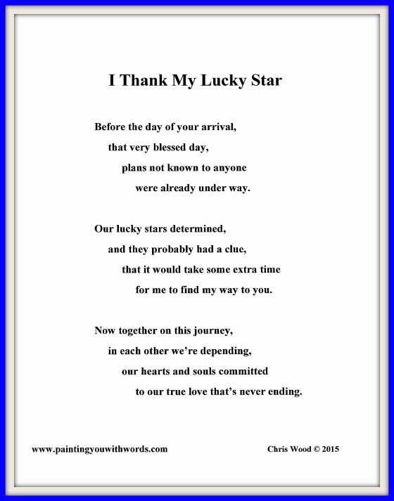 I Thank My Lucky Star - social media