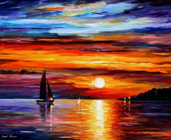 Painting by Leonid Afremov, used with his permission.