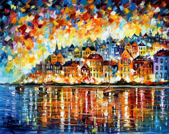 Painting used by express permission of the artist Leonid Afremov with much thanks!