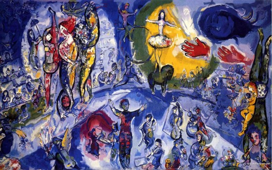 Art credit, Marc Chagall, "Circus Folks"