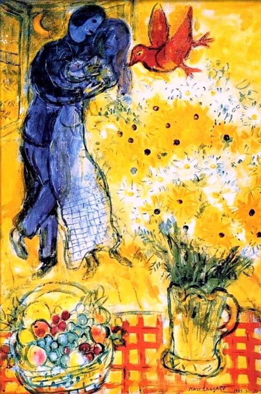 Art credit with much appreciation to Marc Chagall "Lovers With Daisies"