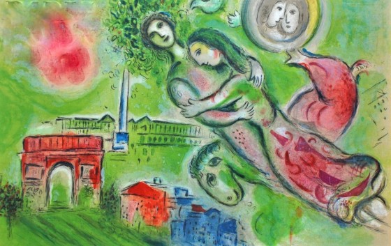 Art credit, Marc Chagall, "Paris, I'Opera"