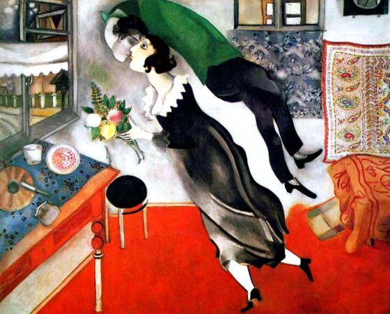 Art credit, Marc Chagall, "The Birthday"