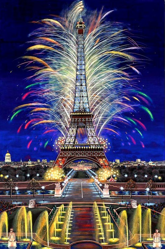 "Bastille Day" Artwork credit to Luidmila Kardakova