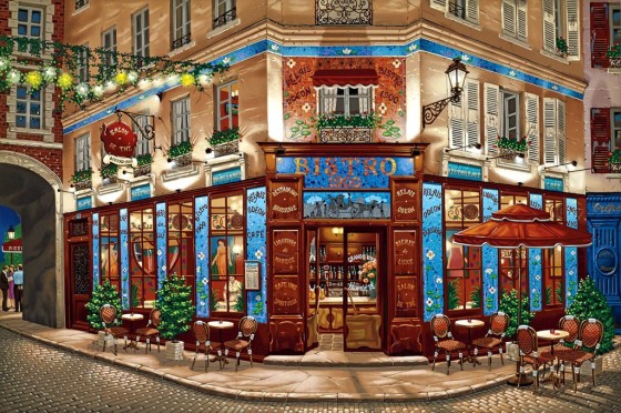 "Bistro" Artwork credit to Luidmila Kordakova