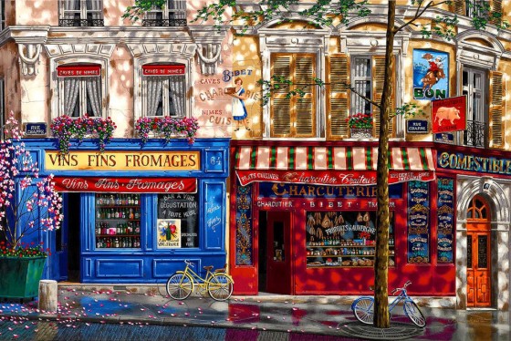 "Les Marches Parisiens" Artwork credit to Luidmila Kodakova