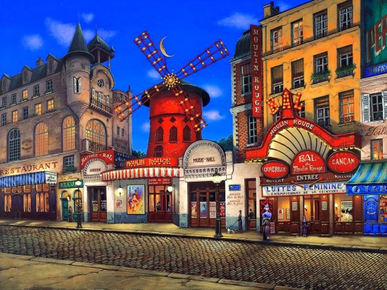 "Moulin Rouge" Artwork credit to Liudmila Kordokova