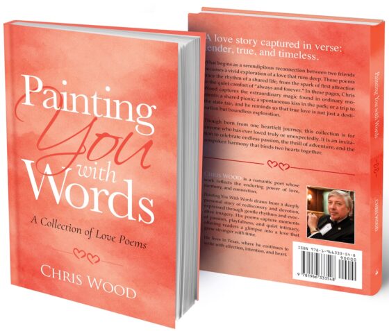 Painting You With Words: A Collection of Love Poems by Chris Wood — book cover